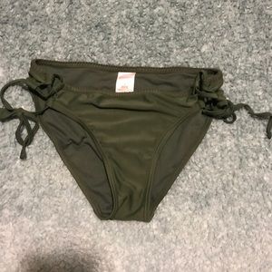 Brand new dark green bikini bottom.